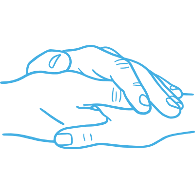 Mental Health Support Hands