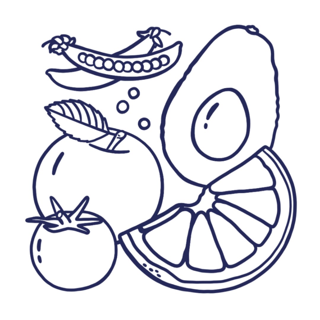 vegetables and fruit