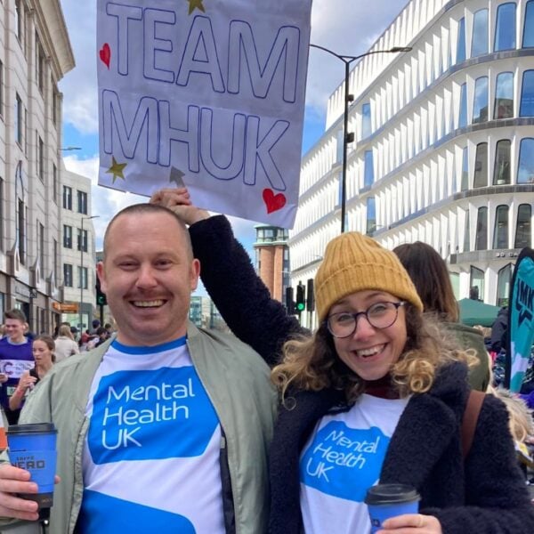 Mental Health UK staff in winter