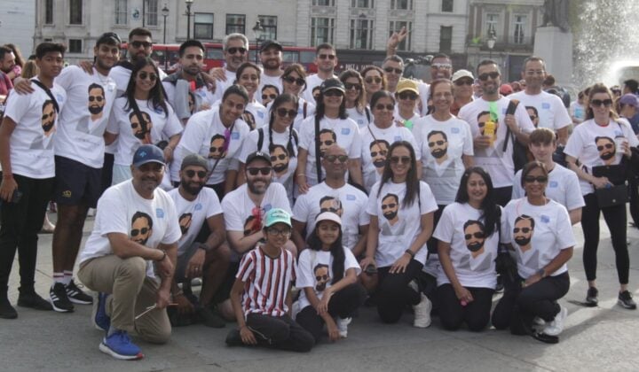 Patel family at Glow event