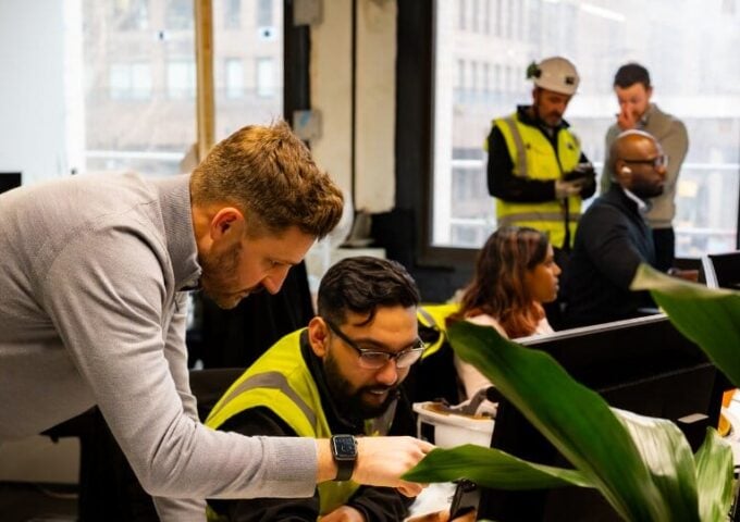 People at work