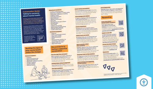 Talking about mental health at work - Mental Health UK
