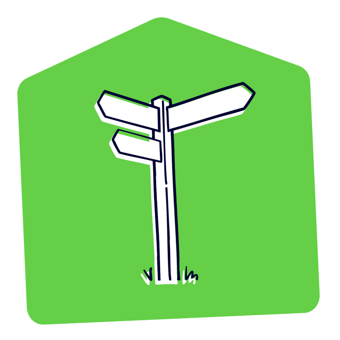 Signpost illustration